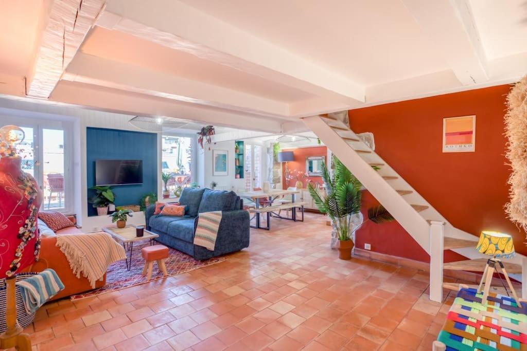 #48 Suite Jean Top Floor Terrace 5Min Walk Sea Ac Nice Buitenkant foto