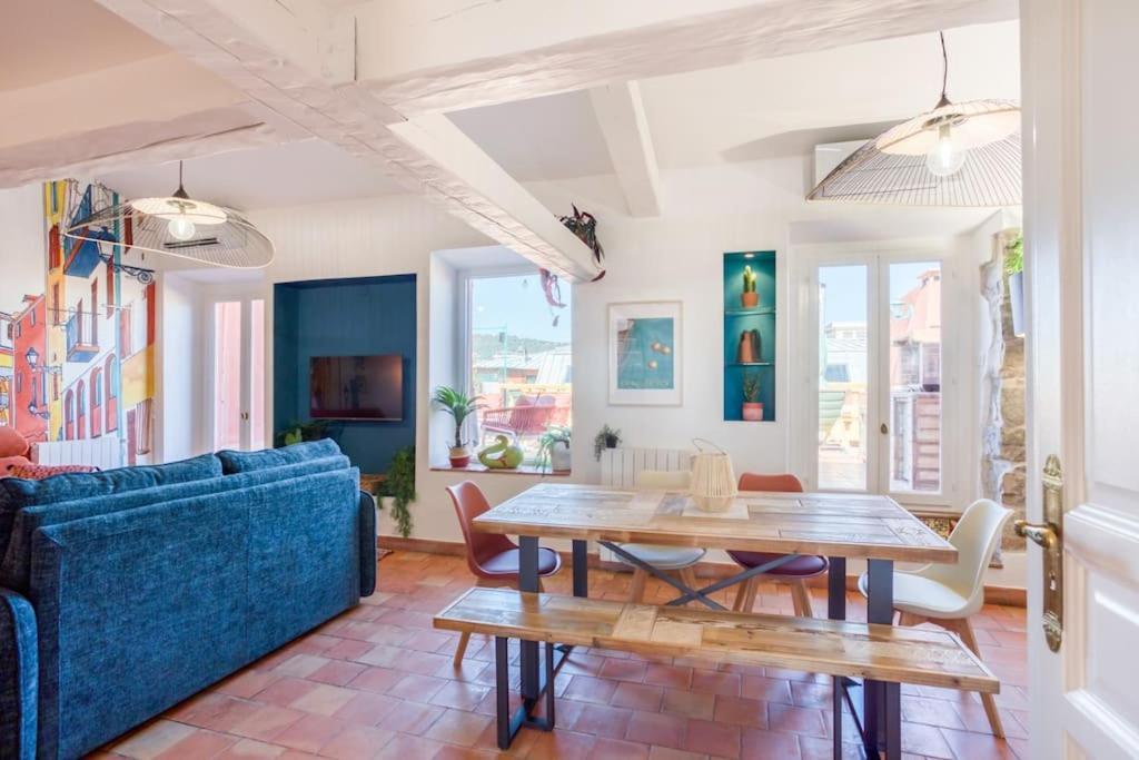 #48 Suite Jean Top Floor Terrace 5Min Walk Sea Ac Nice Buitenkant foto