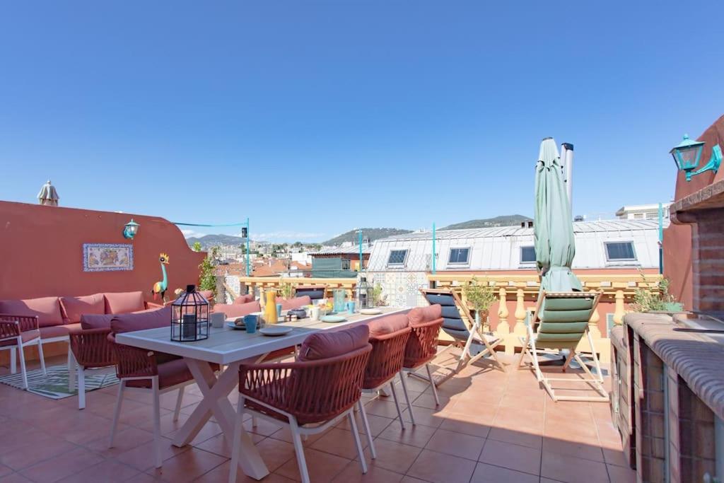 #48 Suite Jean Top Floor Terrace 5Min Walk Sea Ac Nice Buitenkant foto